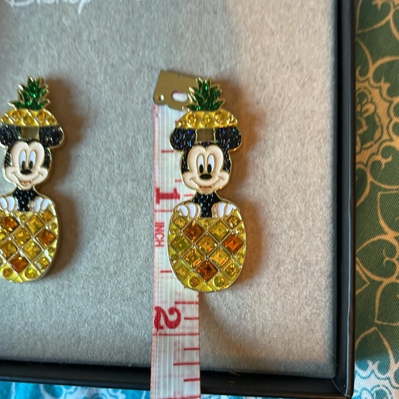 Disney BaubleBar Mickey Mouse Pineapple Earrings - Picture 3 of 8